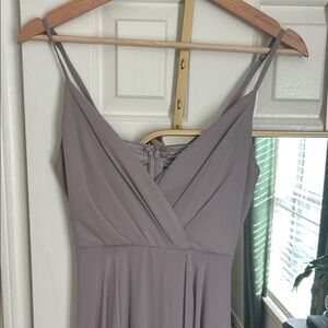 Lulu's Lavender Maxi Dress with Spaghetti Straps